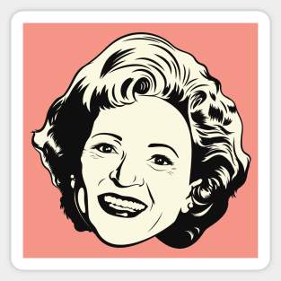 Betty White (V1) Sticker